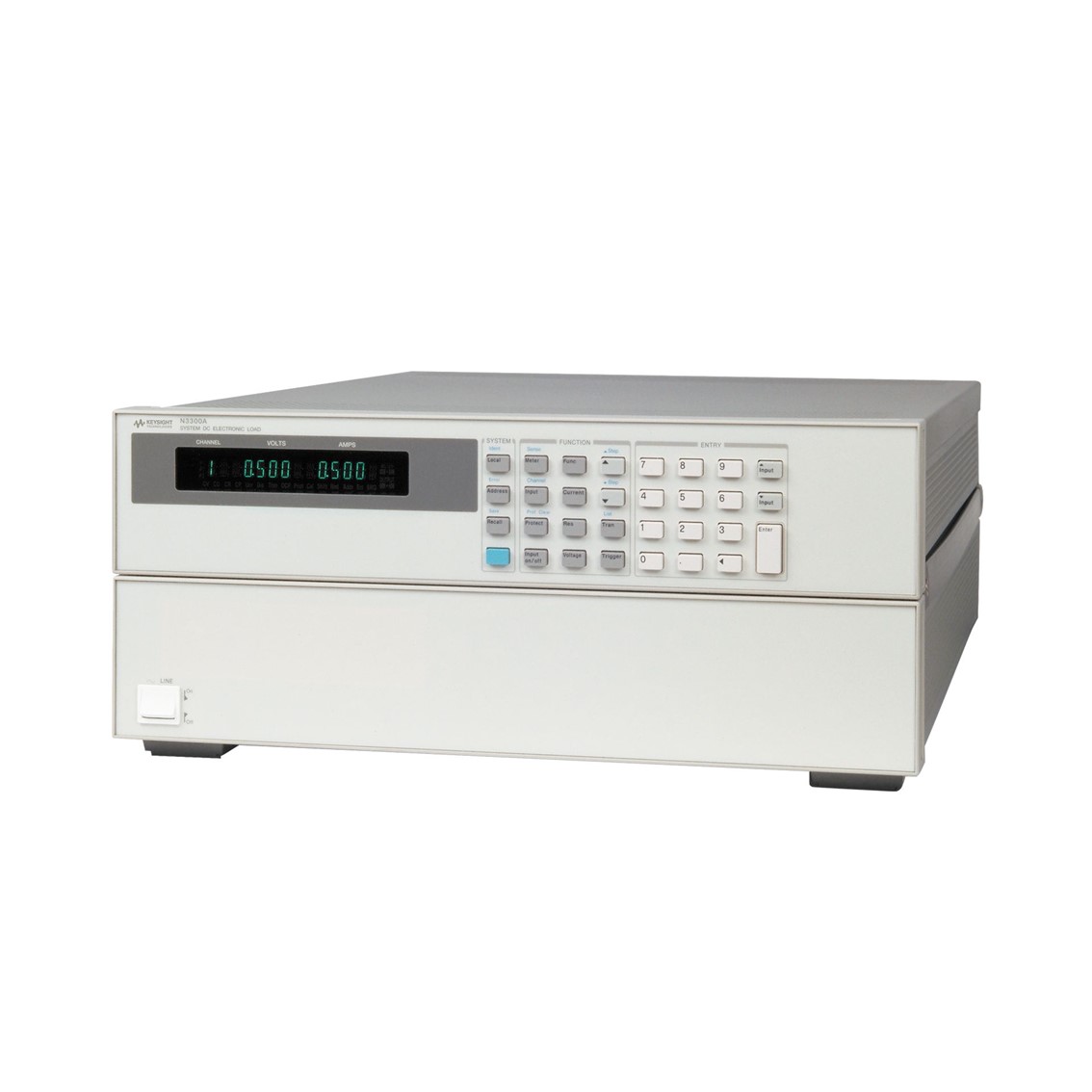 KEYSIGHT N3302A  모듈러 DC전자로드 메인프레임 0-60V/30A/150W/N330X 메인프레임 1슬롯용