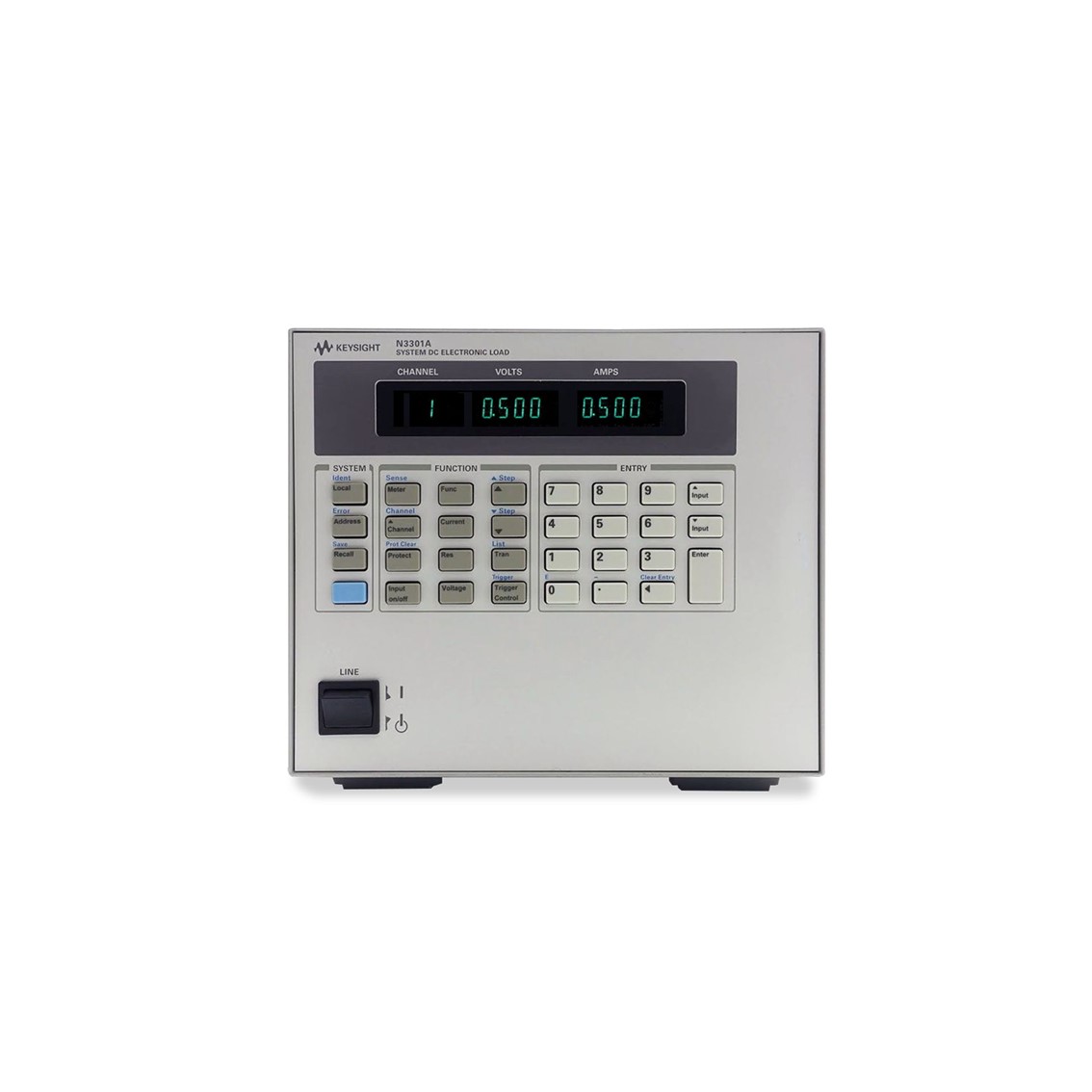 KEYSIGHT N3302A  모듈러 DC전자로드 메인프레임 0-60V/30A/150W/N330X 메인프레임 1슬롯용