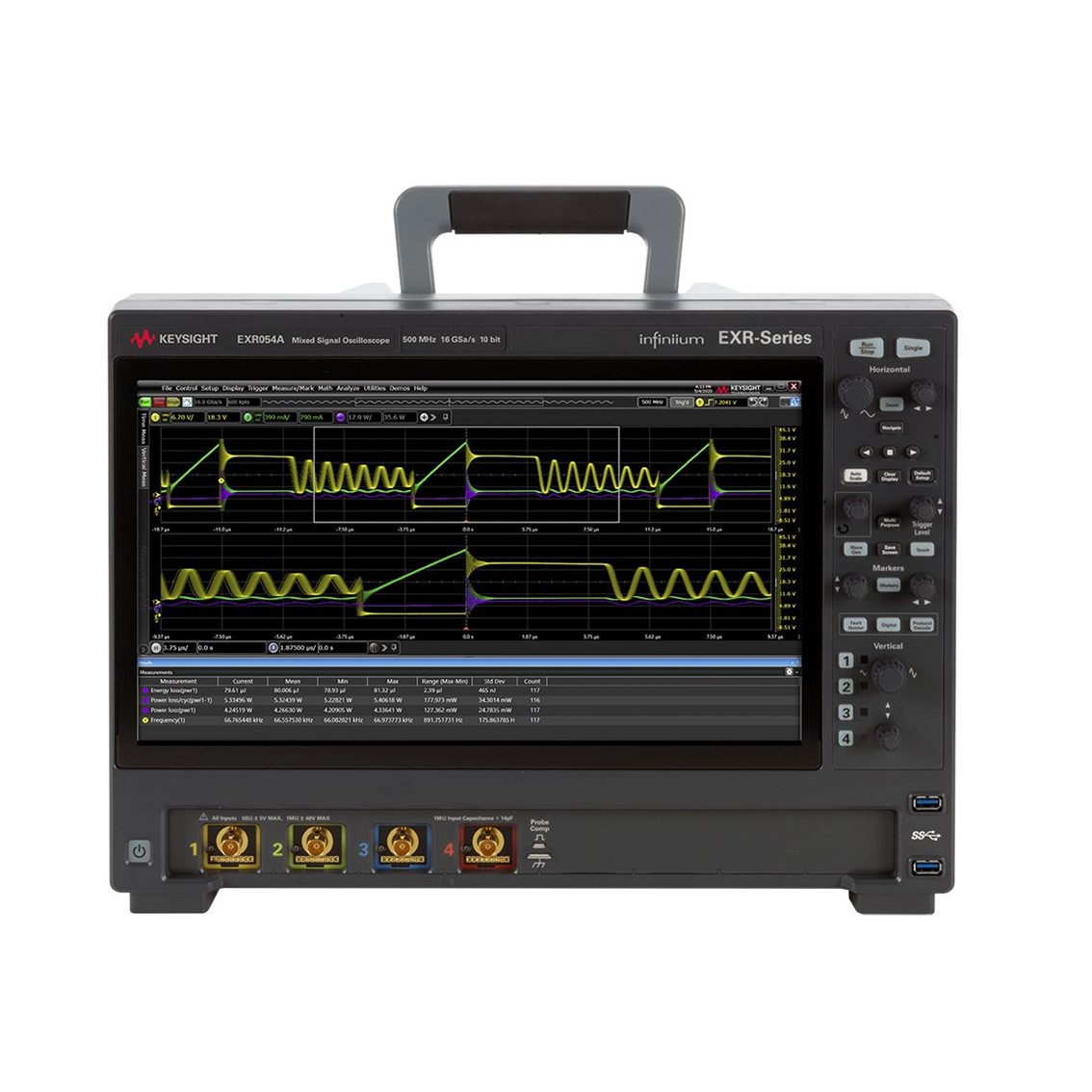 KEYSIGHT EXR054A  4채널/500MHz 오실로스코프 
