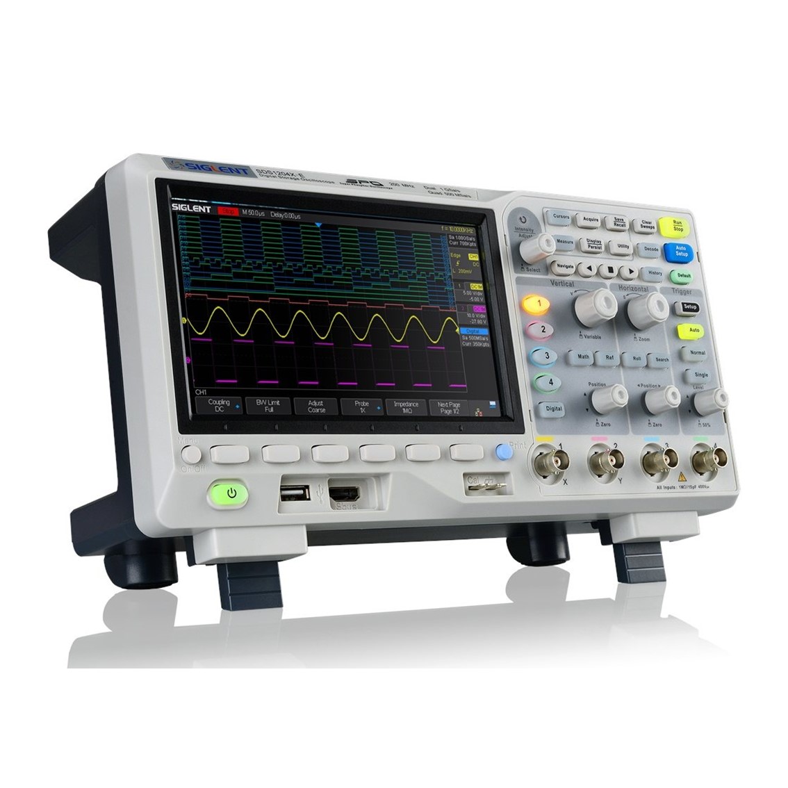 SIGLENT SDS2202X-E  오실로스코프 2채널, 200MHz, 2GSa/s, 28M