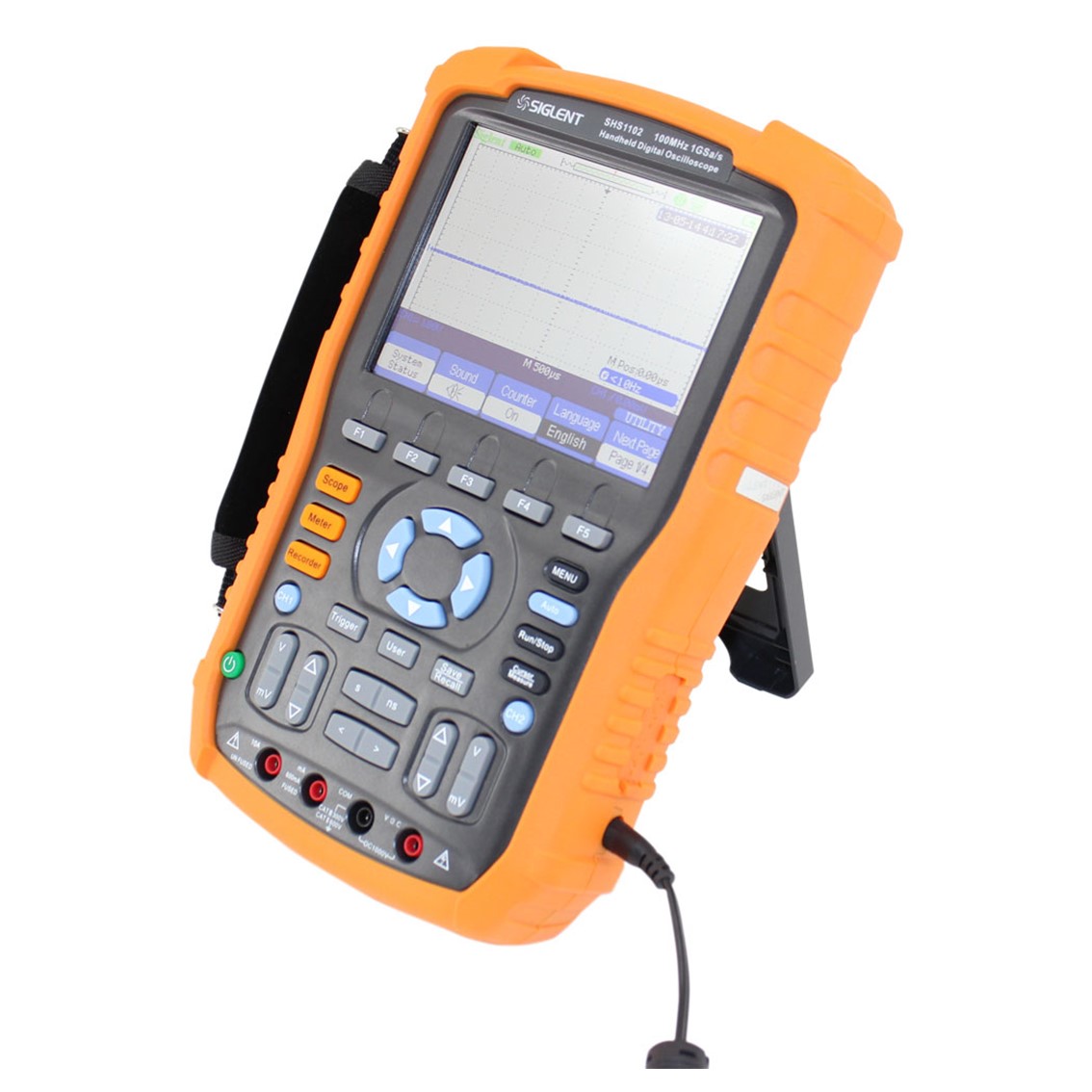 SIGLENT SHS1202X  휴대용 오실로스코프 2채널, 200MHz, 1GSa/s, 12M