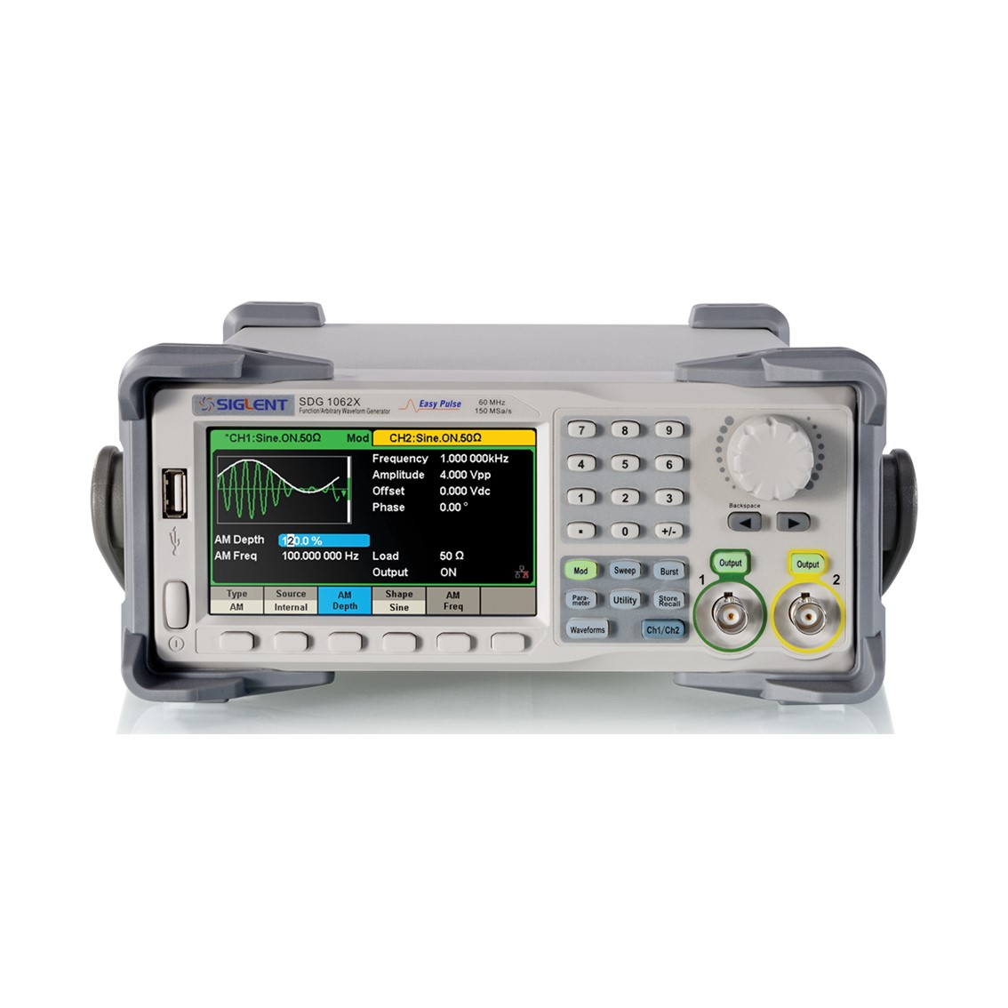 SIGLENT SDG1032X  임의파형발생기 2채널/30MHz/150MSa/s/16Kpts