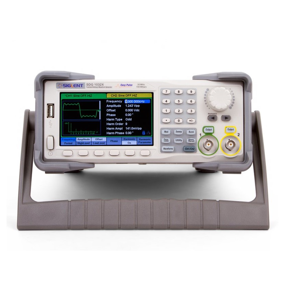 SIGLENT SDG1032X  임의파형발생기 2채널/30MHz/150MSa/s/16Kpts