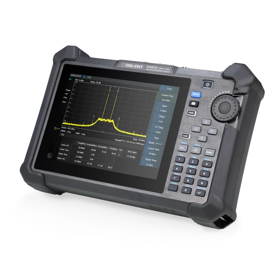 SIGLENT SHA852A  시글런트 휴대용 스펙트럼 분석기 9kHz~7.5GHz