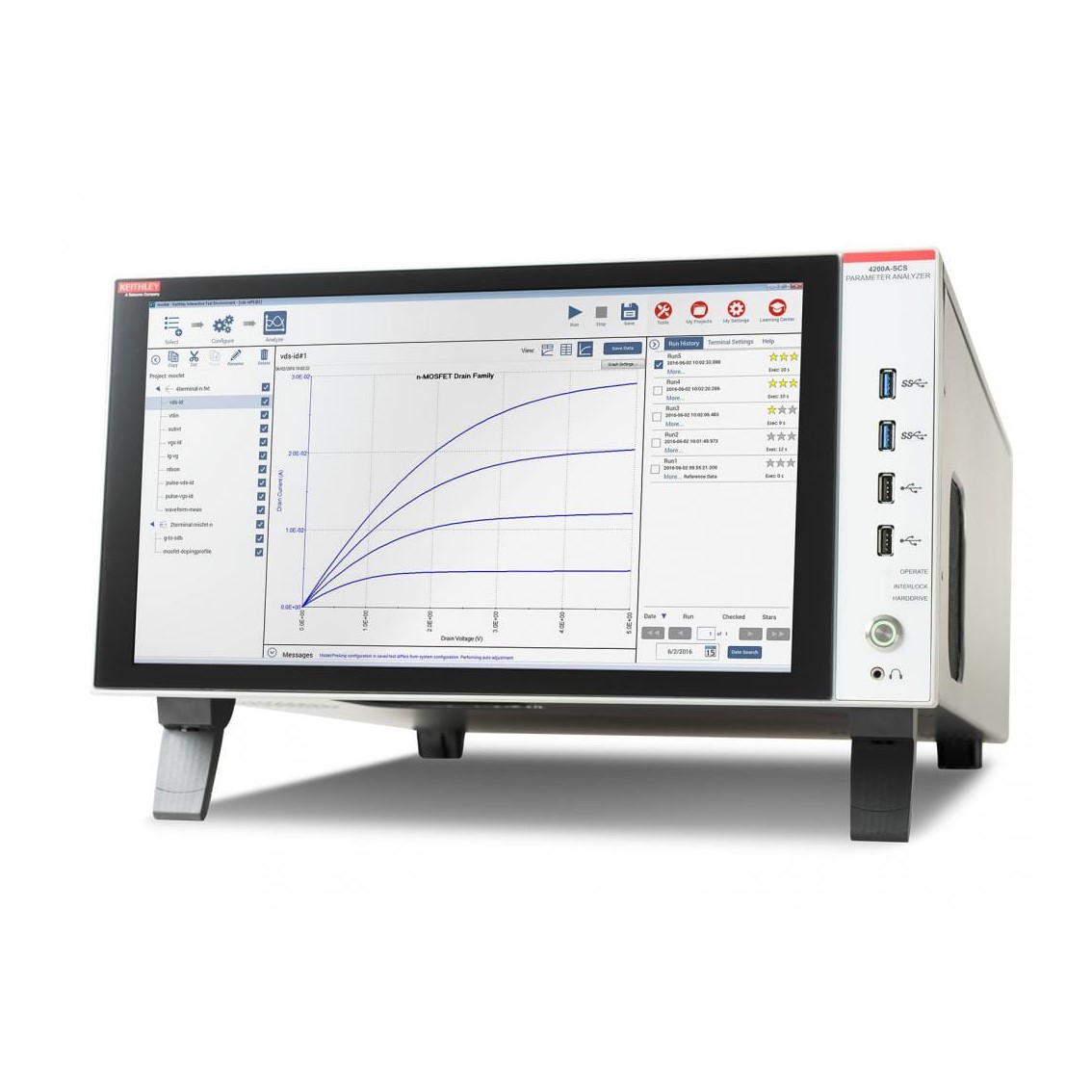 TEKTRONIX 4200A-SCS-ND 매개변수 분석기,소스미터, 펄스측정장치(No Display)