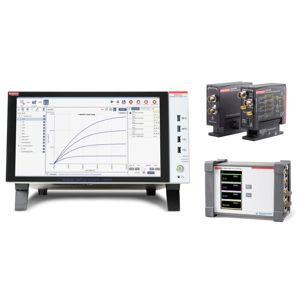 TEKTRONIX 4200A-SCS-ND 매개변수 분석기,소스미터, 펄스측정장치(No Display)