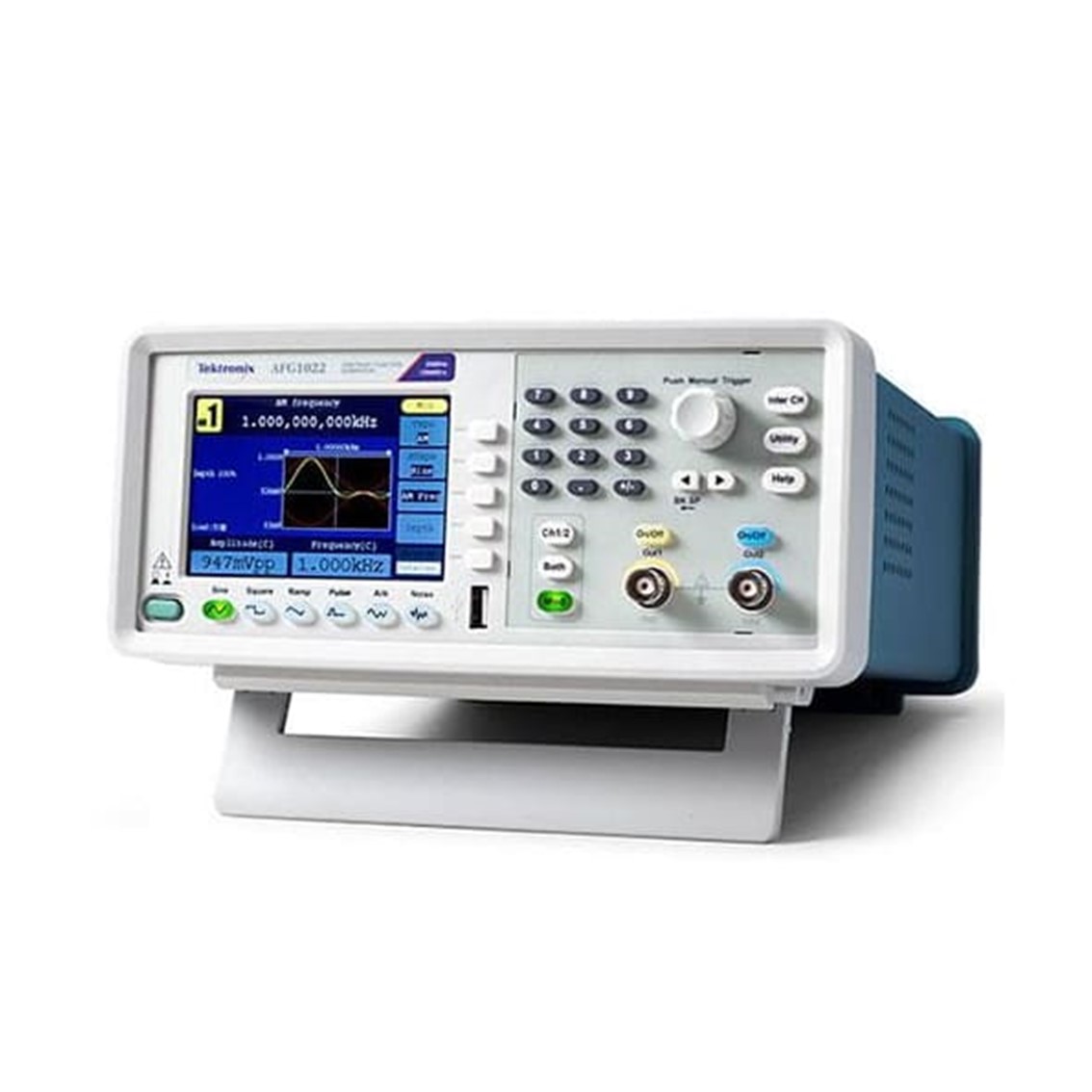 TEKTRONIX AFG1022  임의파형발생기,함수발생기 2채널, 125MS/s, 25MHz, 14비트, 3.9컬러LCD