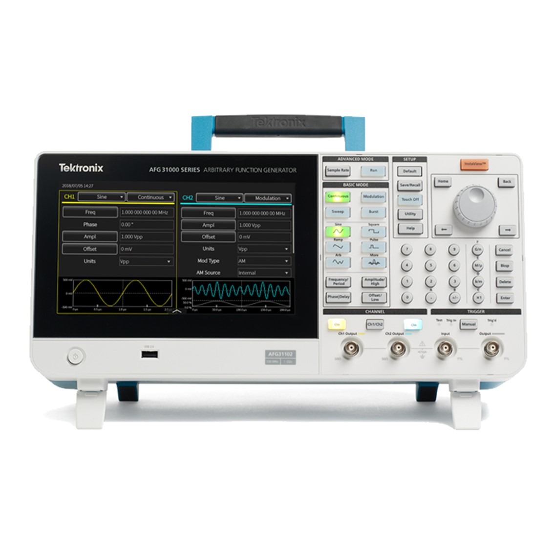 TEKTRONIX AFG31151  임의파형발생기,함수발생기 1채널, 150MHz, 2GSa/s, 16Mpts
