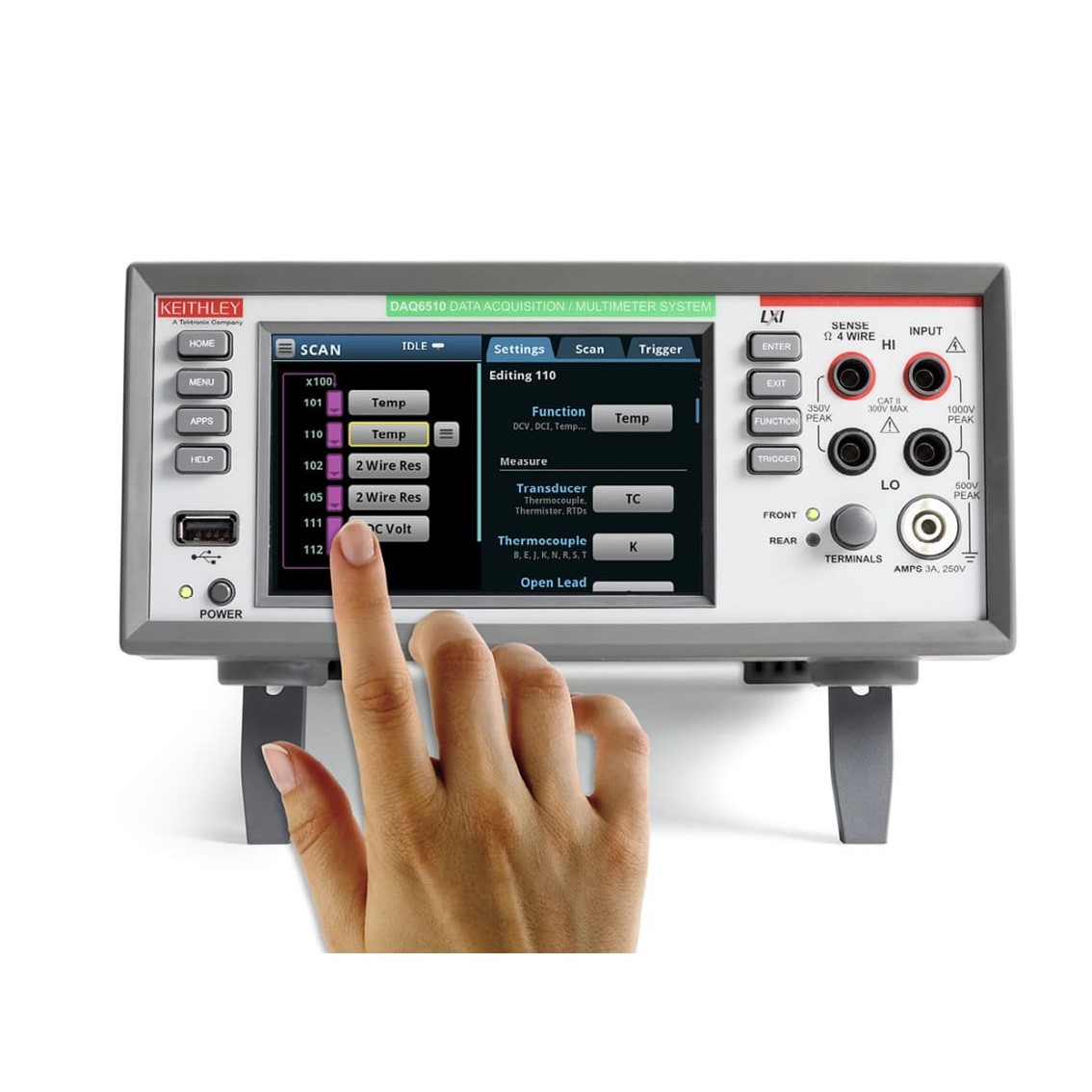 TEKTRONIX DAQ6510/7700  20CH 데이터수집, 멀티미터시스템