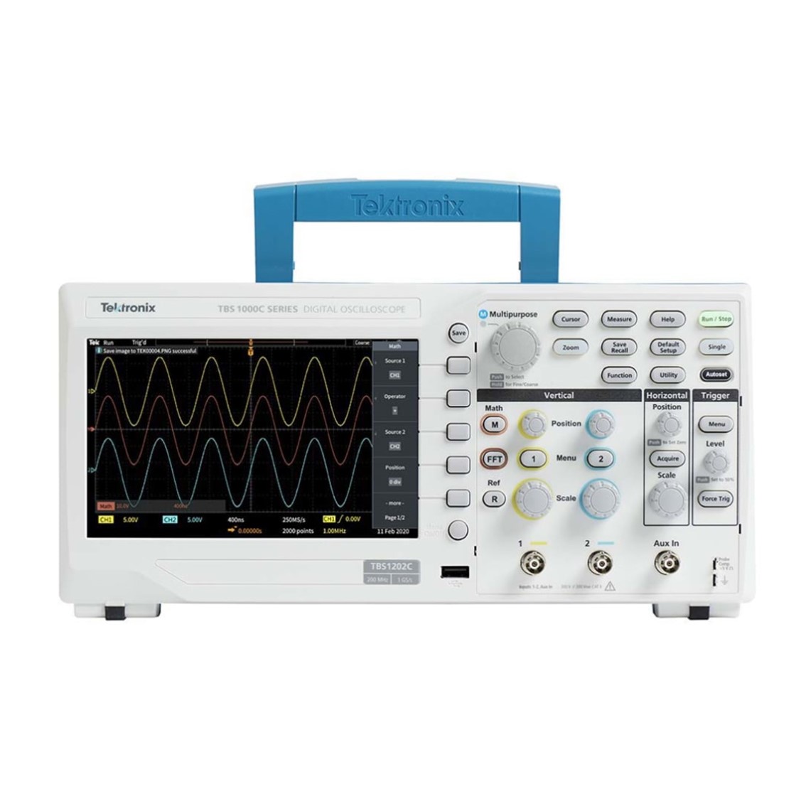 TEKTRONIX TBS1102C  오실로스코프 2CH, 100MHz, 1GS/s, 20Kpts