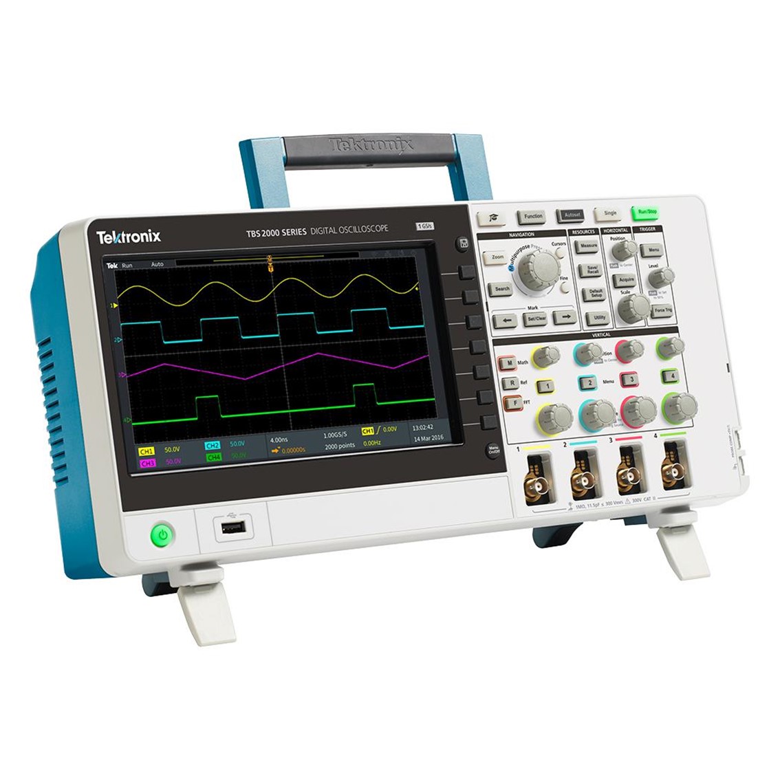 TEKTRONIX TBS2102B  오실로스코프 2CH, 100MHz, 2GS/s, 5Mpts