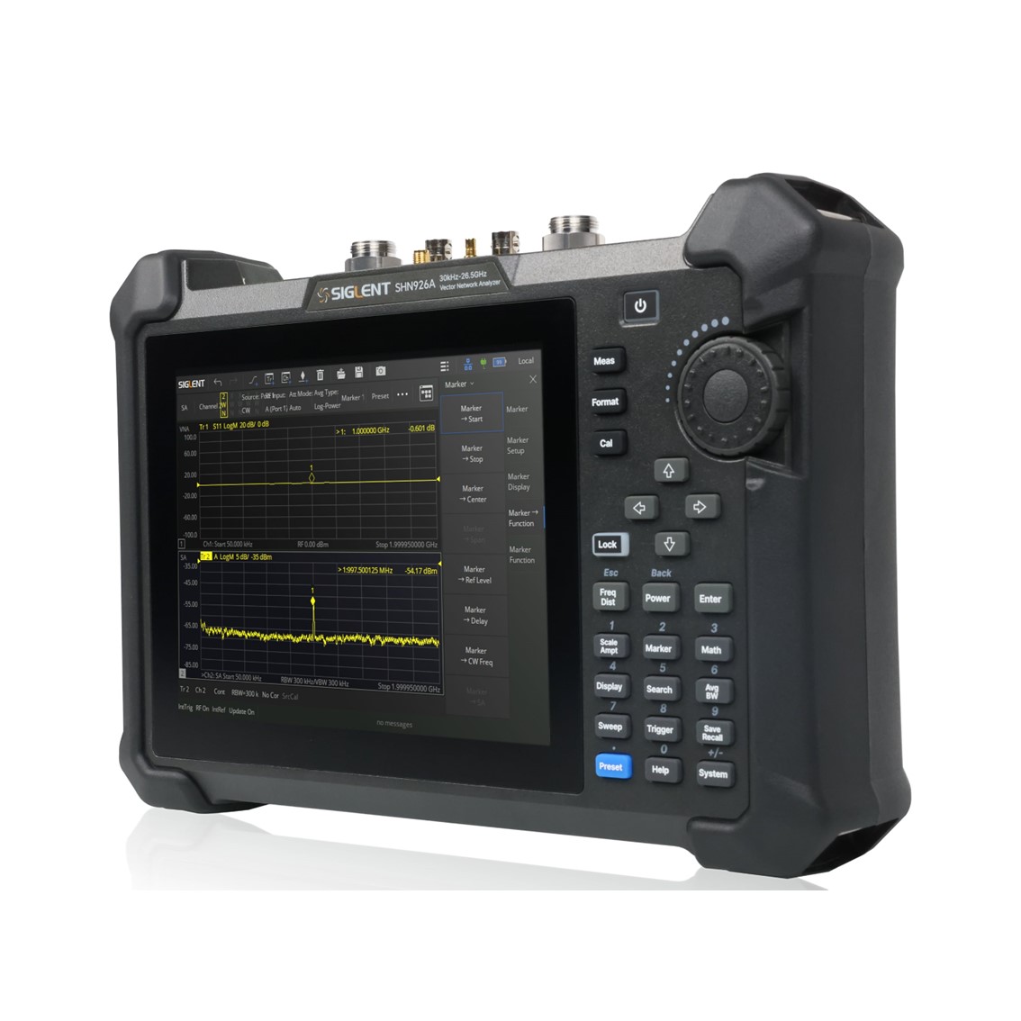 SIGLENT SHN914A  휴대용 벡터 네트워크 분석기 30kHz-14GHz/100dB/2포트