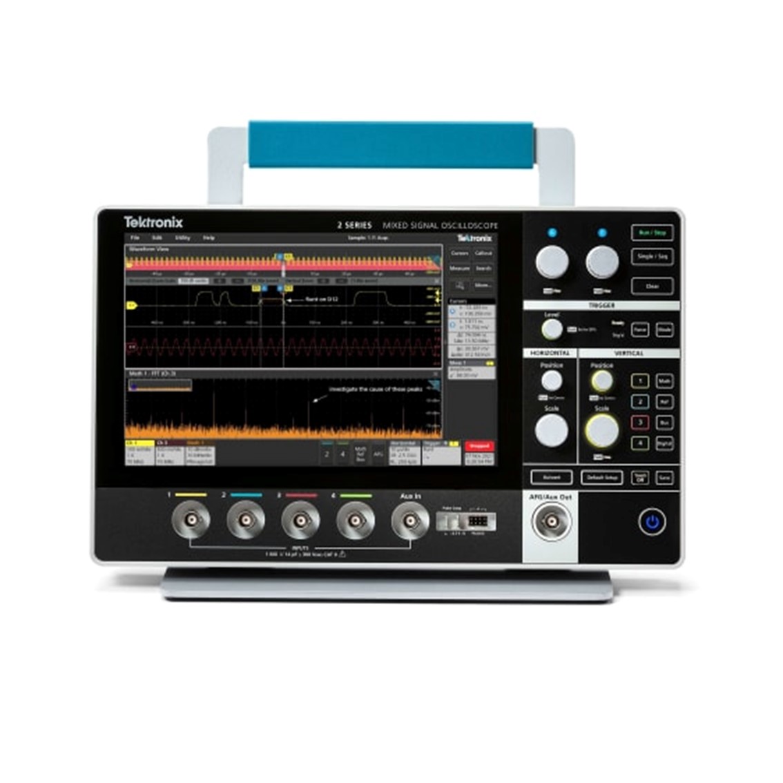 TEKTRONIX MSO24 2-BW-100  오실로스코프 4CH, 100MHz, 2.5GS, 디지탈16CH, 10M