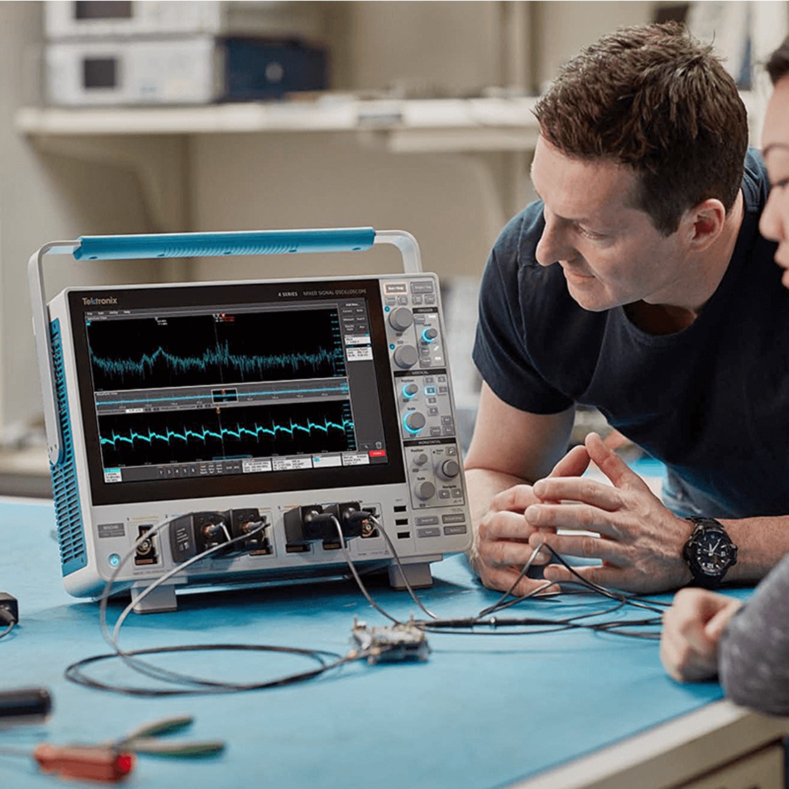 TEKTRONIX MSO46B 4-BW-1500  오실로스코프 6CH/1.5GHz/6.25GS/31.25M