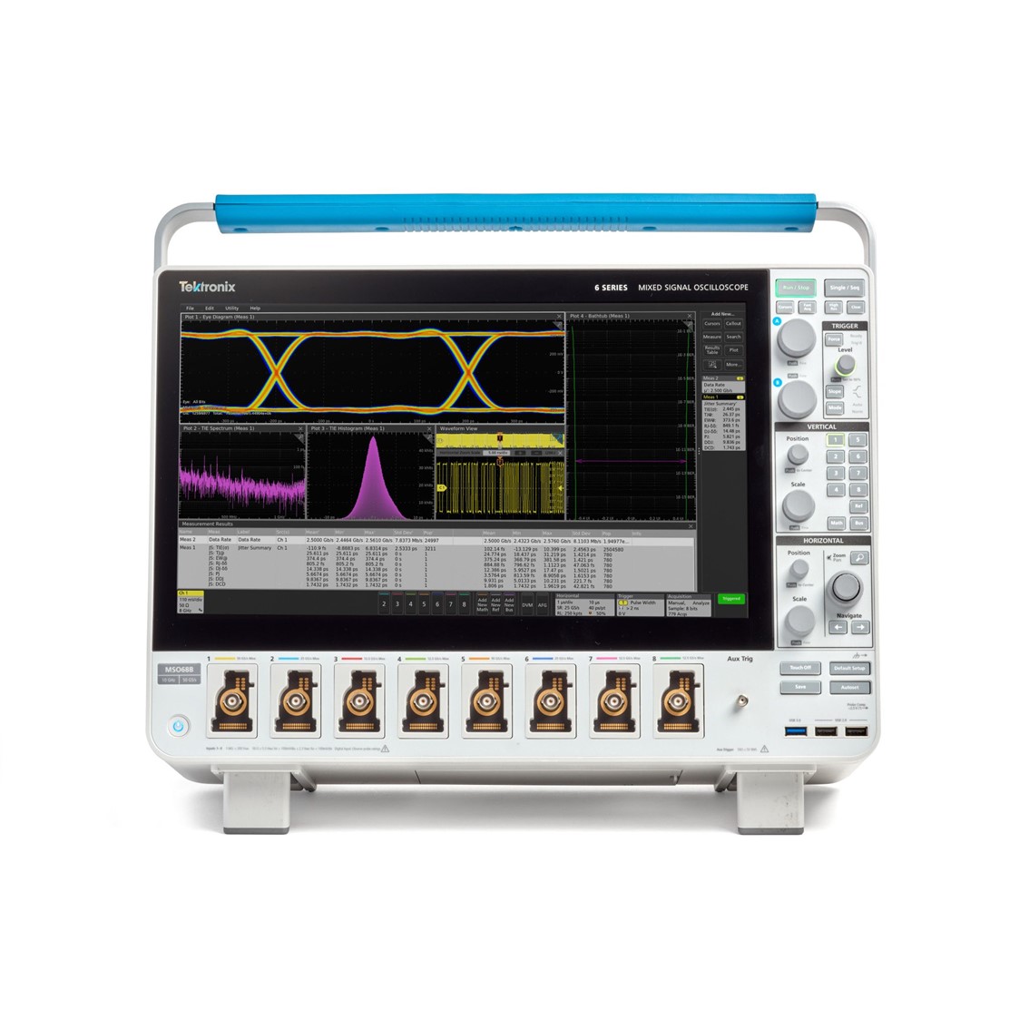 TEKTRONIX MSO66B 6-BW-2500  오실로스코프 6CH, 2.5GHZ, 50GS, 62.5M, 디지탈32채널
