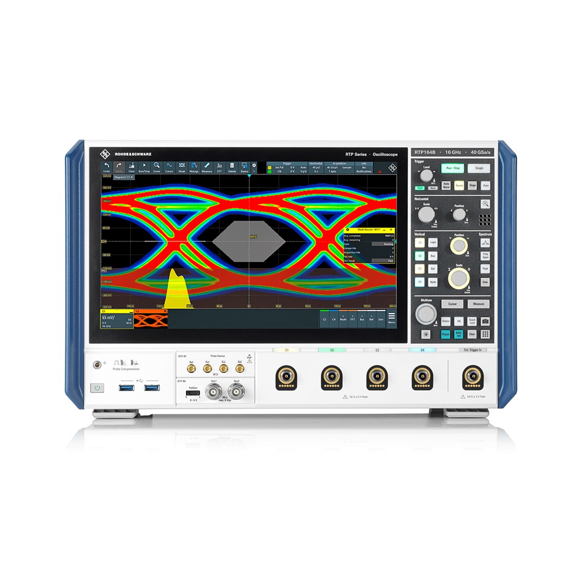 로데슈바르즈 RTP164B 2/4채널 디지탈오실로스코프 16/8GHz,40G/s,13.3