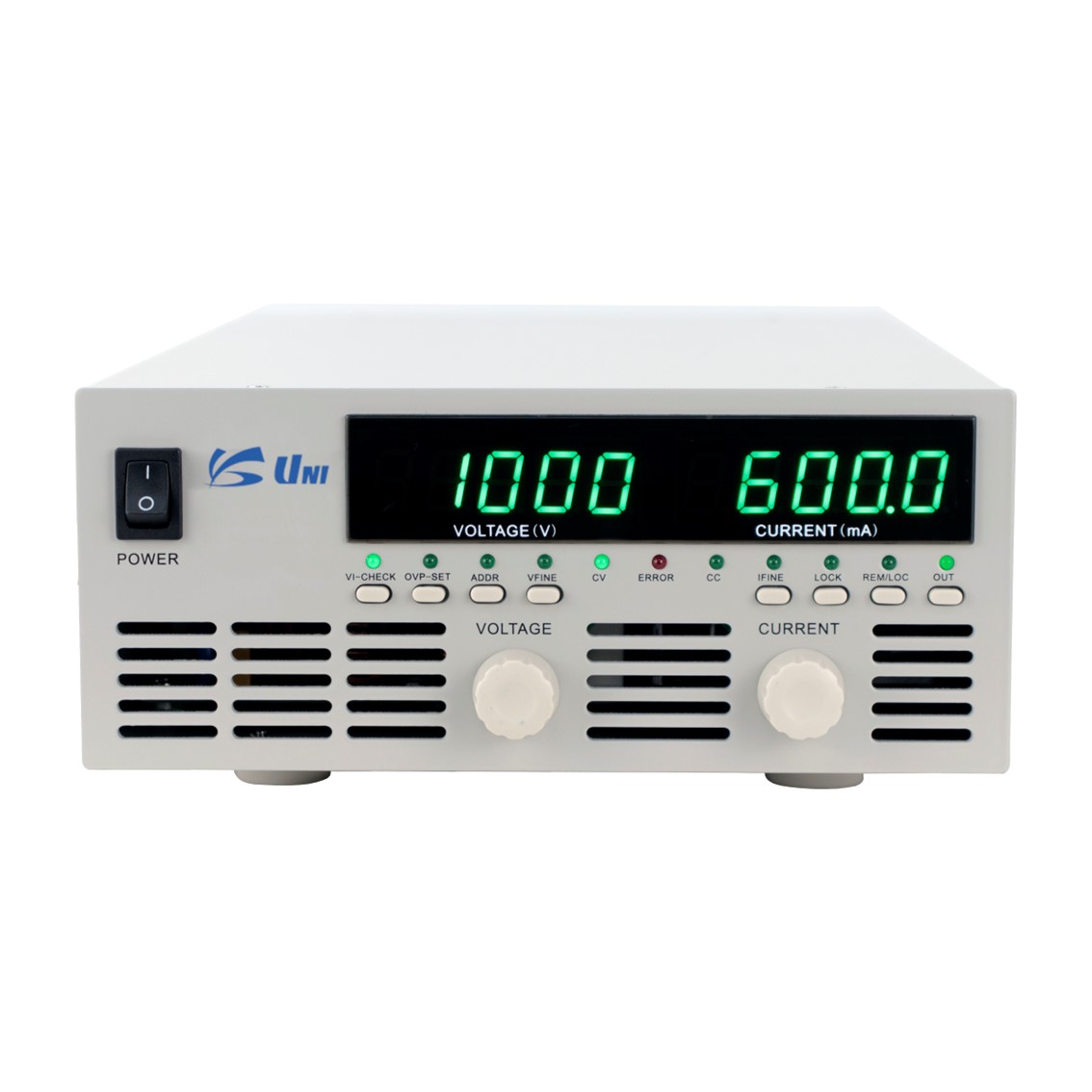 UNI UPH500-30K  DC파워서플라이 1500V~30kV/17mA/500W 단상/220V/2U DC전원공급기