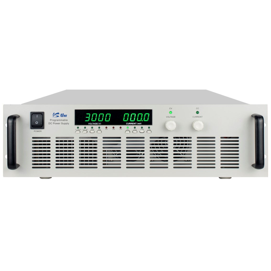 UNI UPH6000-20H DC파워서플라이 2000V, 3000mA, 6KW, 3상 380V, 3U DC전원공급기