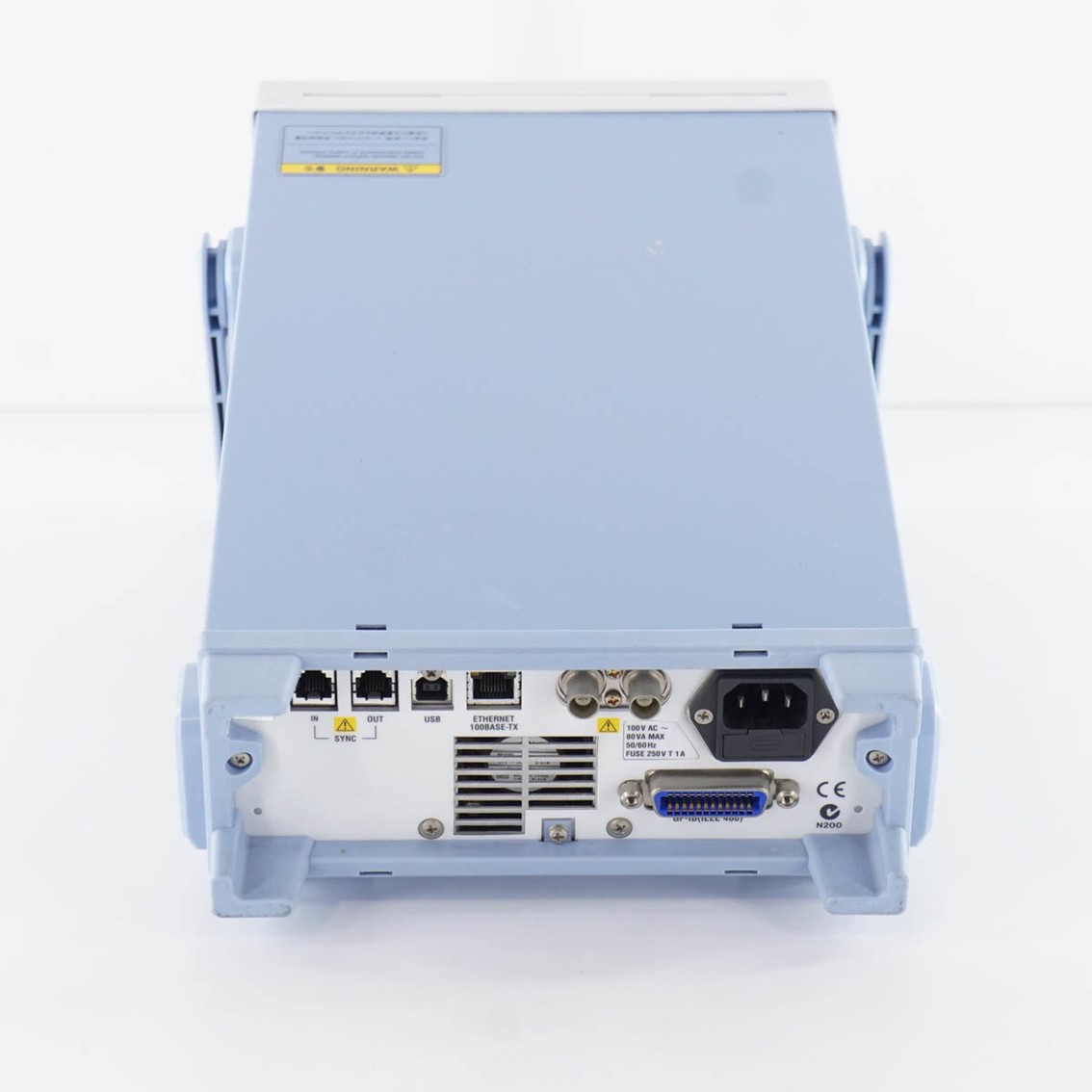 YOKOGAWA GS211 DC 전압/전류 소스 펄스 생성기, 후면패널출력