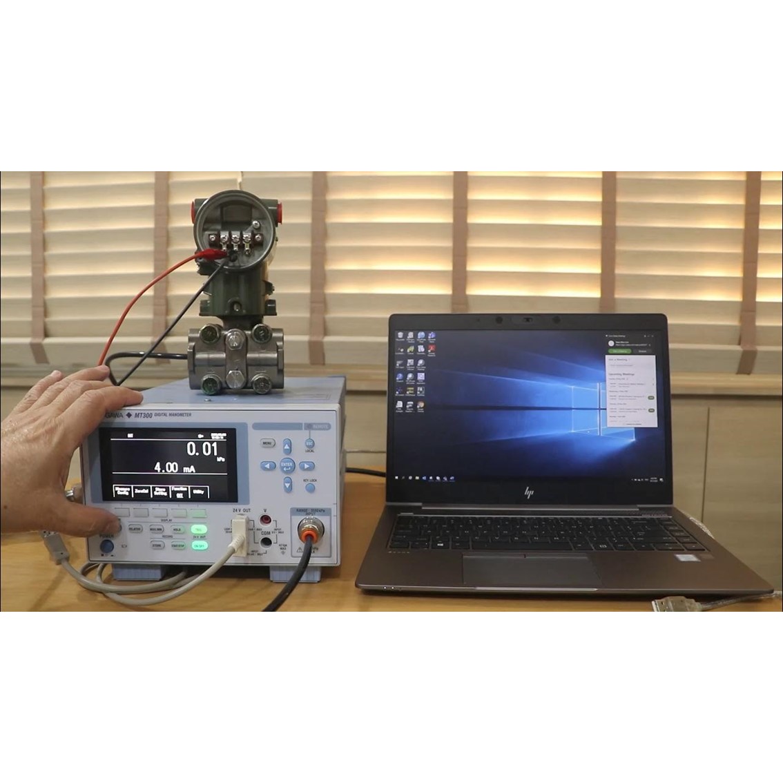 YOKOGAWA MT300  디지털 마노미터, -D00 1kPa Differential pressure model