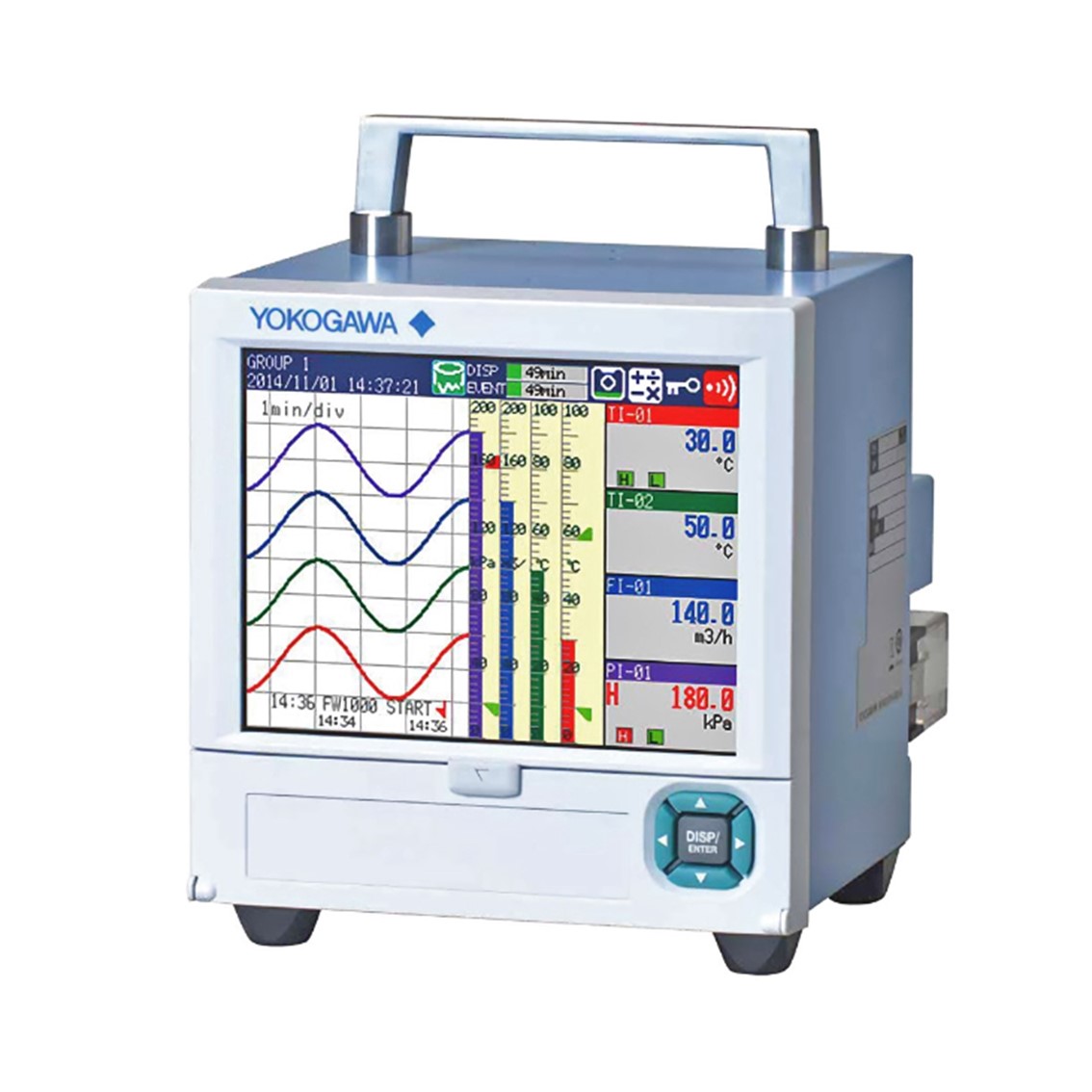 YOKOGAWA FW1006-07  보급형 6채널 디지털 레코더,다채널 데이터로거 FW1000