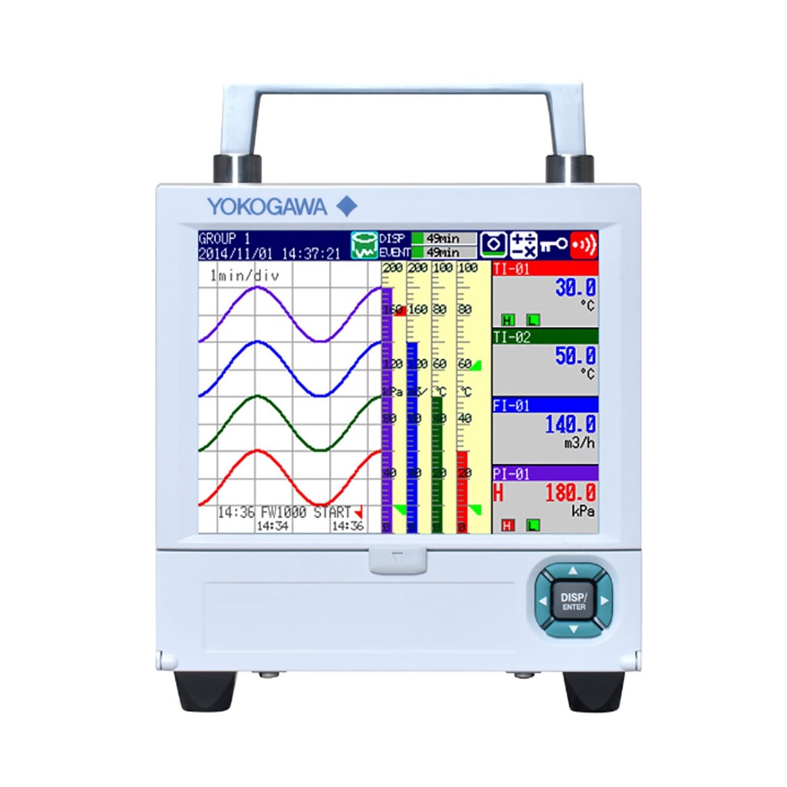 YOKOGAWA FW1006-07  보급형 6채널 디지털 레코더,다채널 데이터로거 FW1000
