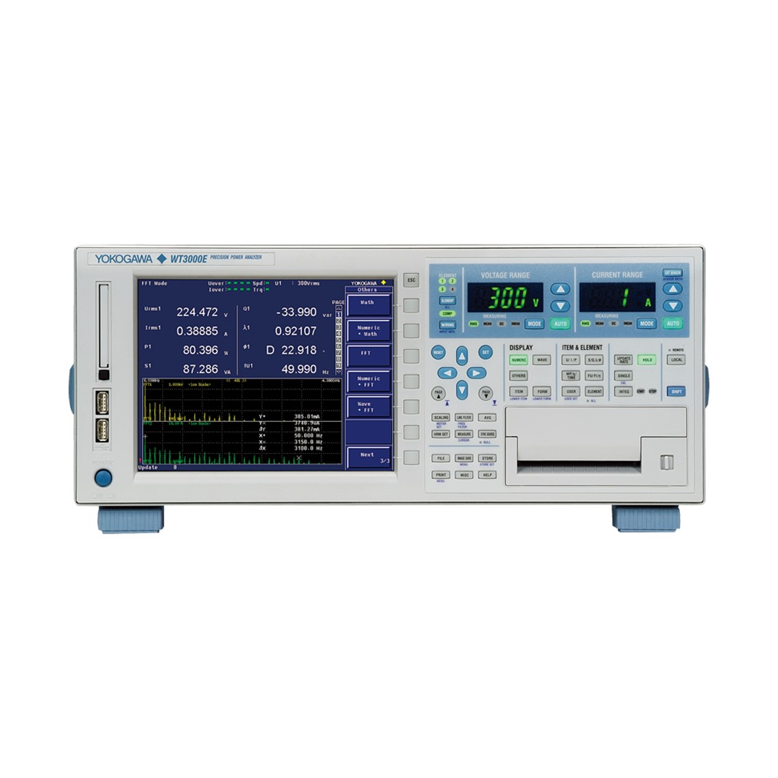 YOKOGAWA WT3000  파워미터,전력분석기 1달렌탈, 검교정옵션