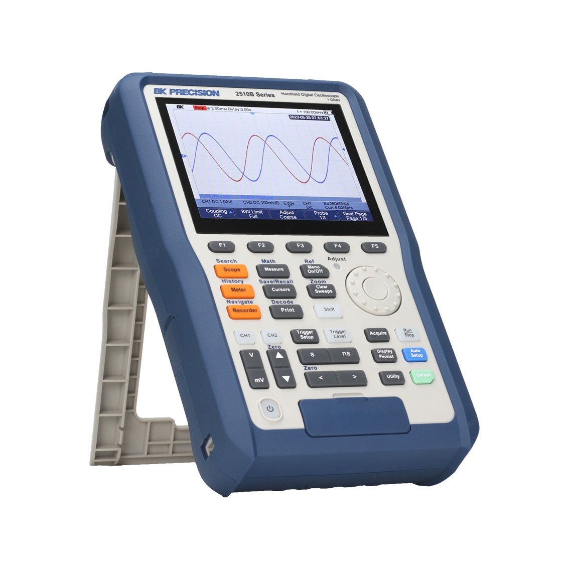 BK PRECISION 2511B  휴대형 오실로스코프 100MHz,1GSa,12Mpts