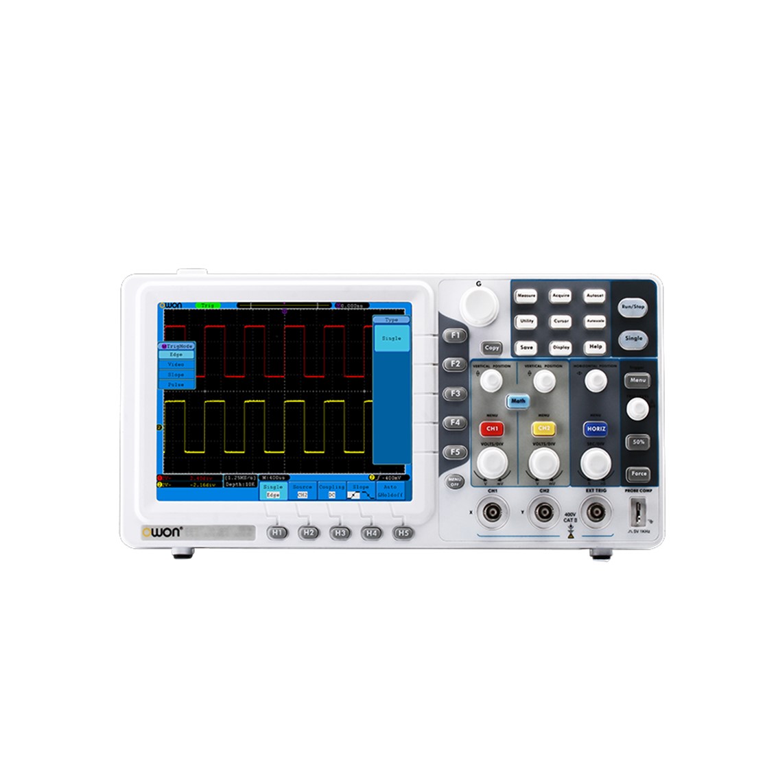 OWON SDS7072E  오실로스코프 2채널,70MHz,500MS,10K메모리,8인치