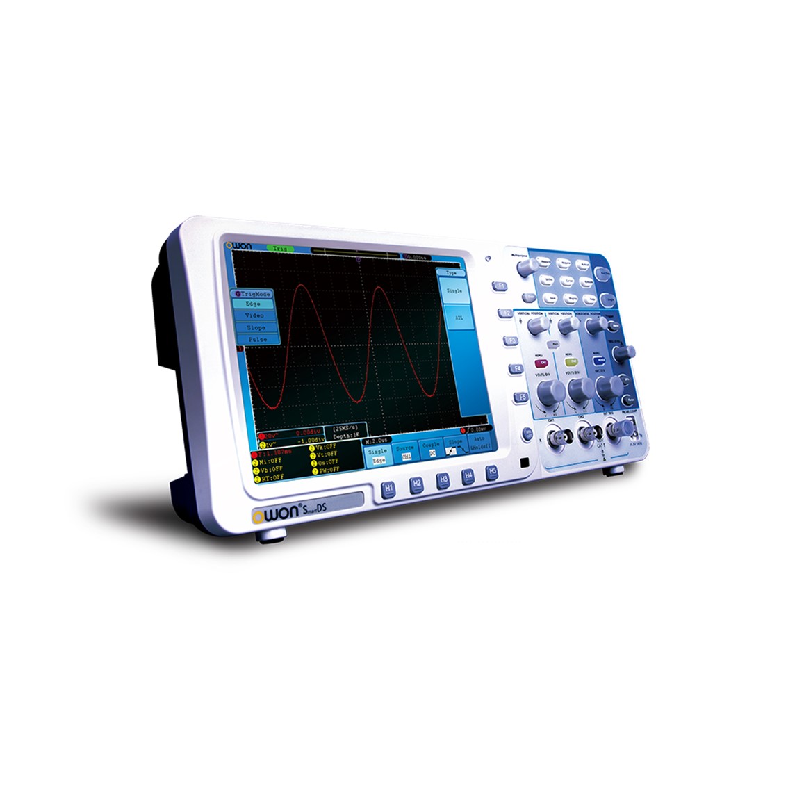 OWON SDS8302  오실로스코프 2채널,300MHz,2.5GS,10M/8인치