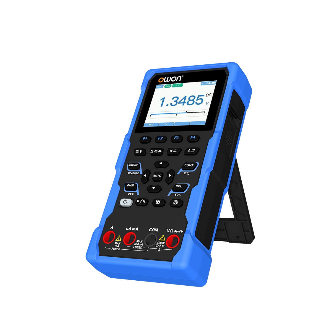 OWON HDS120  휴대용 오실로스코프 디지탈멀티미터 1MHz, 2.8인치
