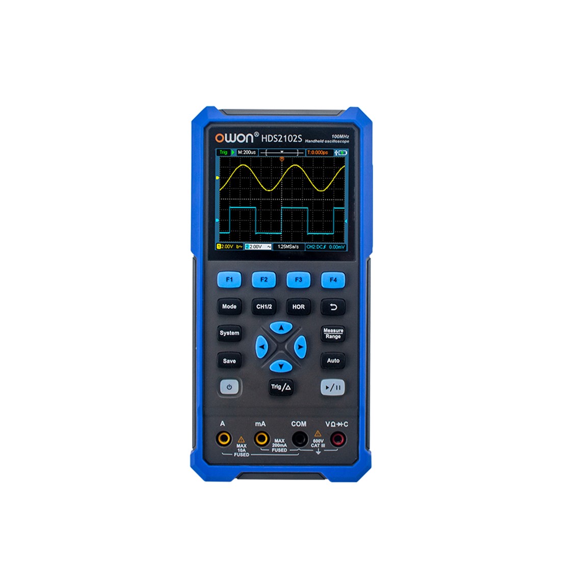 OWON HDS25S 휴대용 디지탈 오실로스코프 2채널,250MHz,250MS,8K메모리, 함수발생기