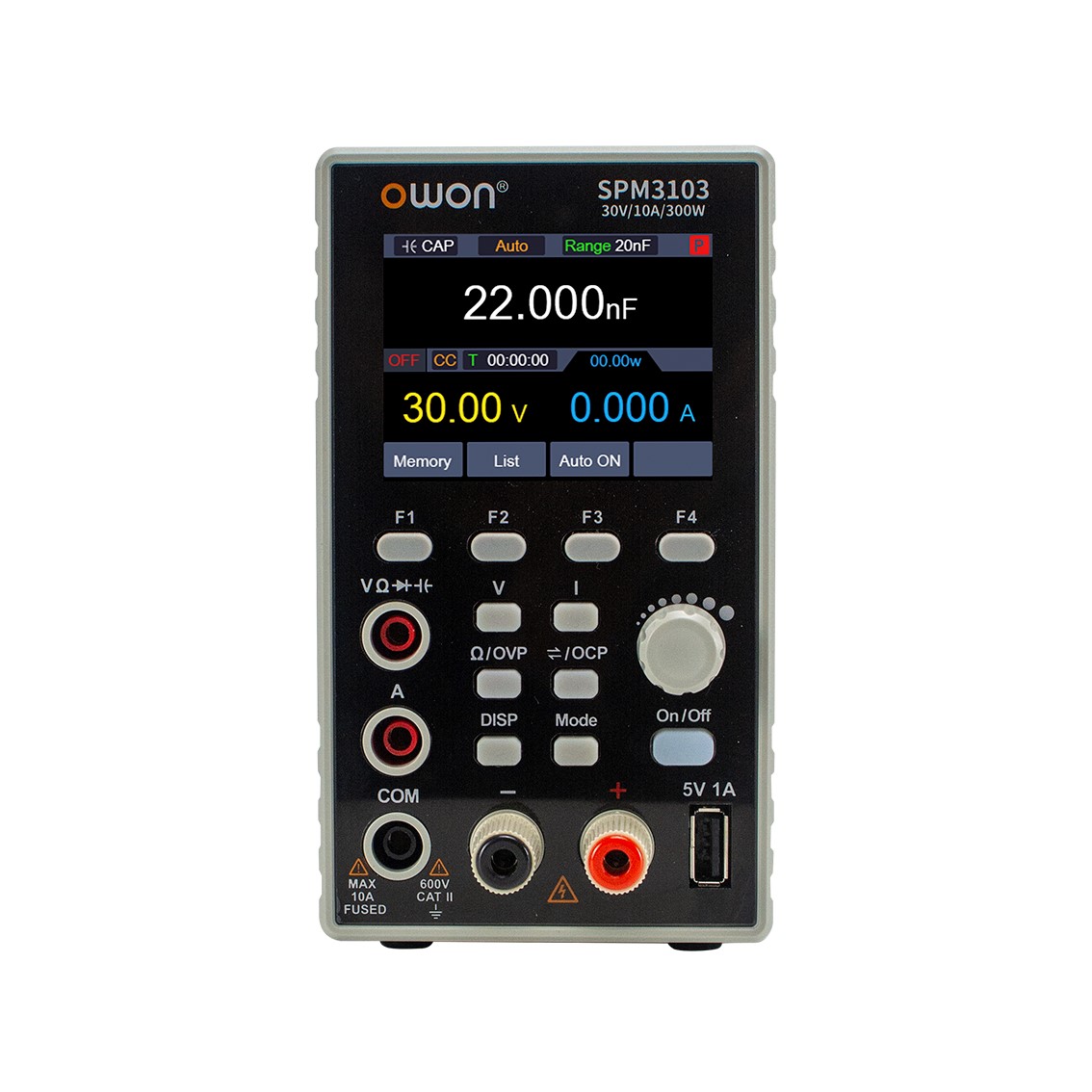 OWON SPM6053  DC파워서플라이 60V,5A,300W,10mV-1mA, 4.5 디지탈멀티미터