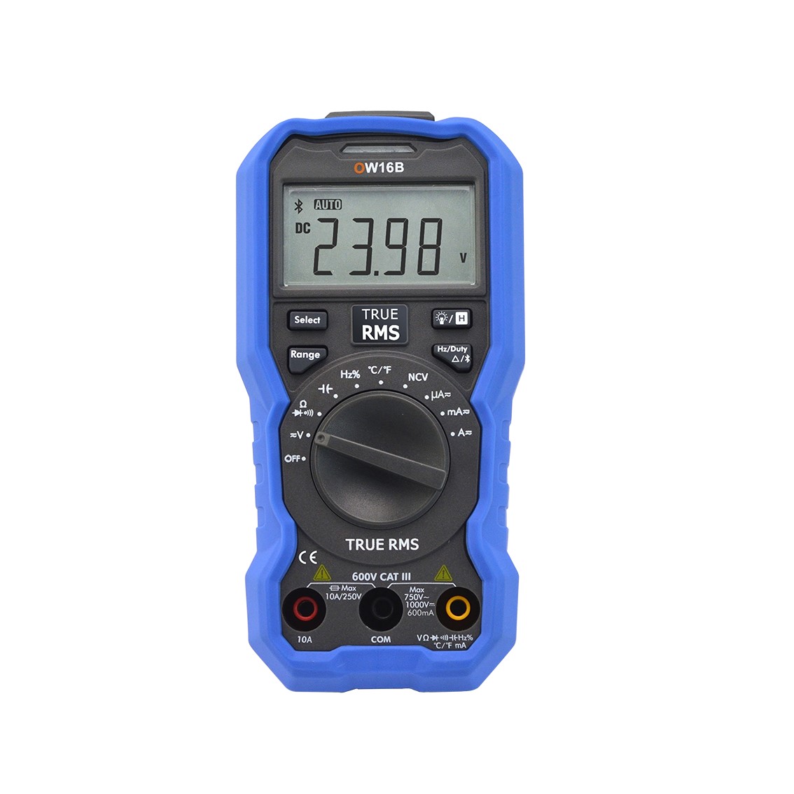 OWON OW18A  4.5 Digit 휴대용 디지탈 멀미미터, True RMS, Temp. NCV, 20A, uA, Flashlight