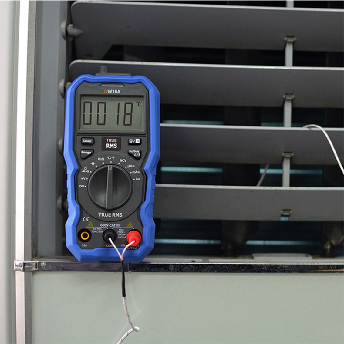 OWON OW18A  4.5 Digit 휴대용 디지탈 멀미미터, True RMS, Temp. NCV, 20A, uA, Flashlight