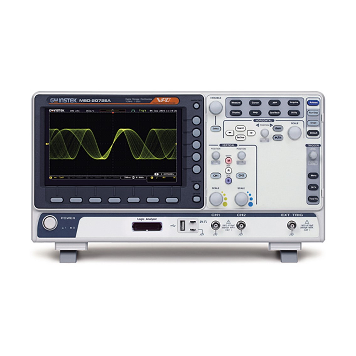 GWINSTEK MSO-2102EA  디지탈 오실로스코프 2채널,100MHz,1GSa,10Mpts