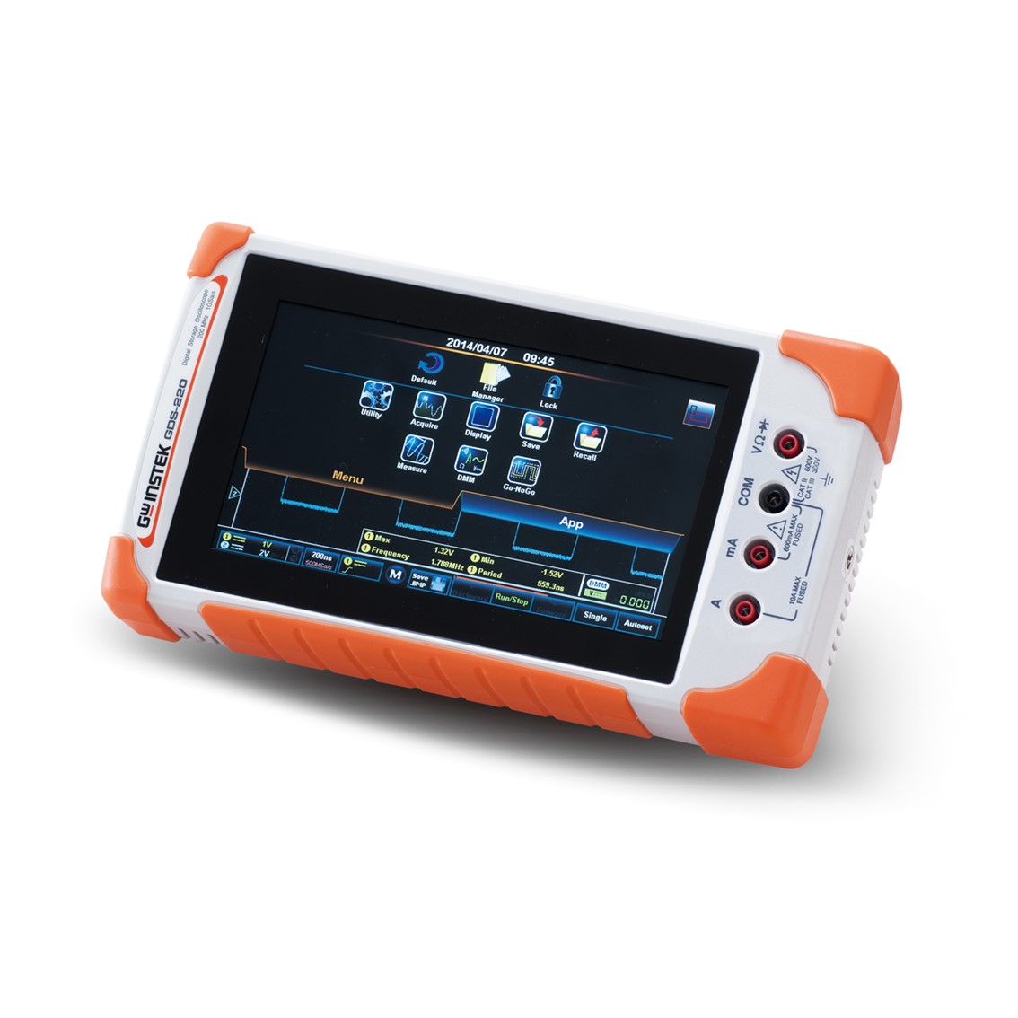 GWINSTEK GDS-207 휴대용 오실로스코프 1채널,70MHz,1M,5,000 DMM