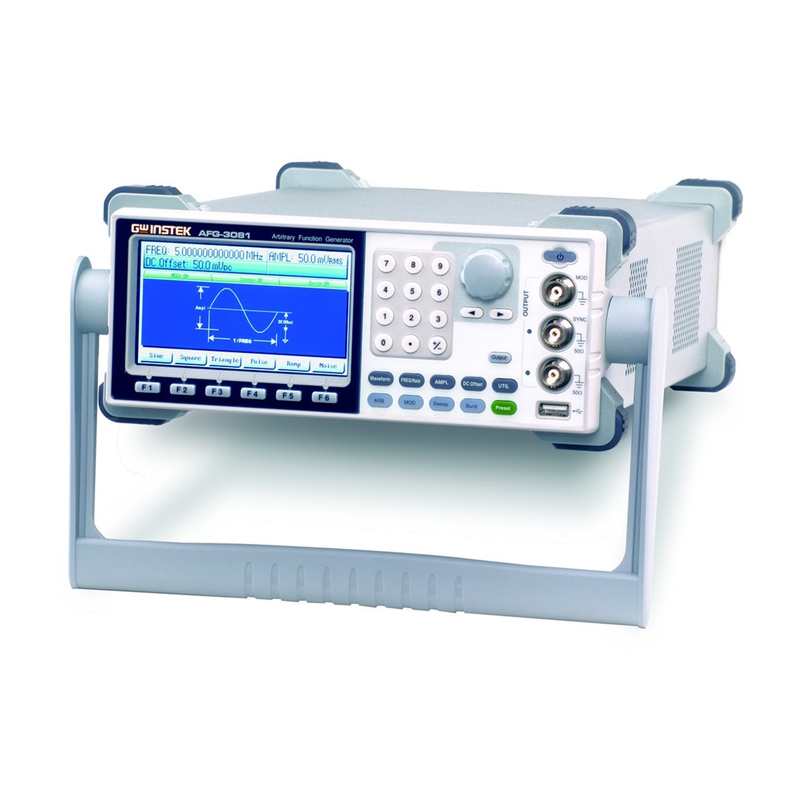 GWINSTEK AFG-3081  1채널,80MHz 임의파형발생기,함수발생기