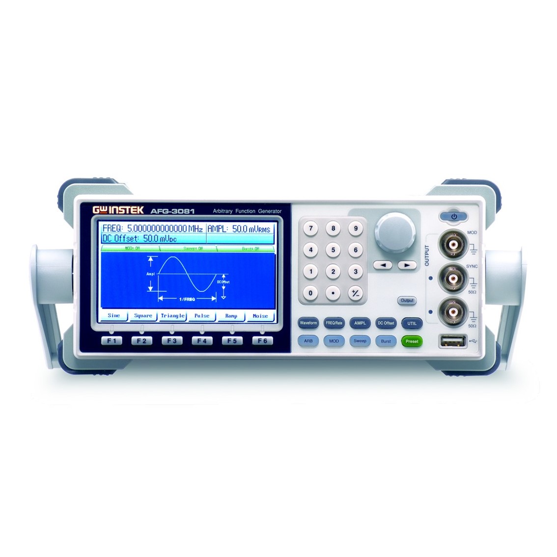 GWINSTEK AFG-3081  1채널,80MHz 임의파형발생기,함수발생기