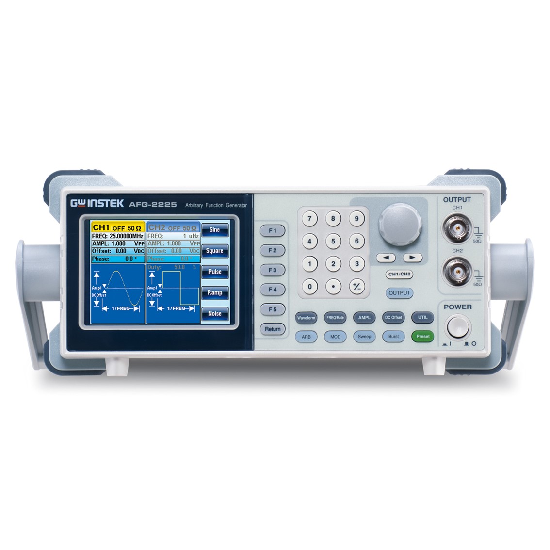 GWINSTEK AFG-2225  듀얼채널 임의함수발생기,1μHz ~ 25MHz