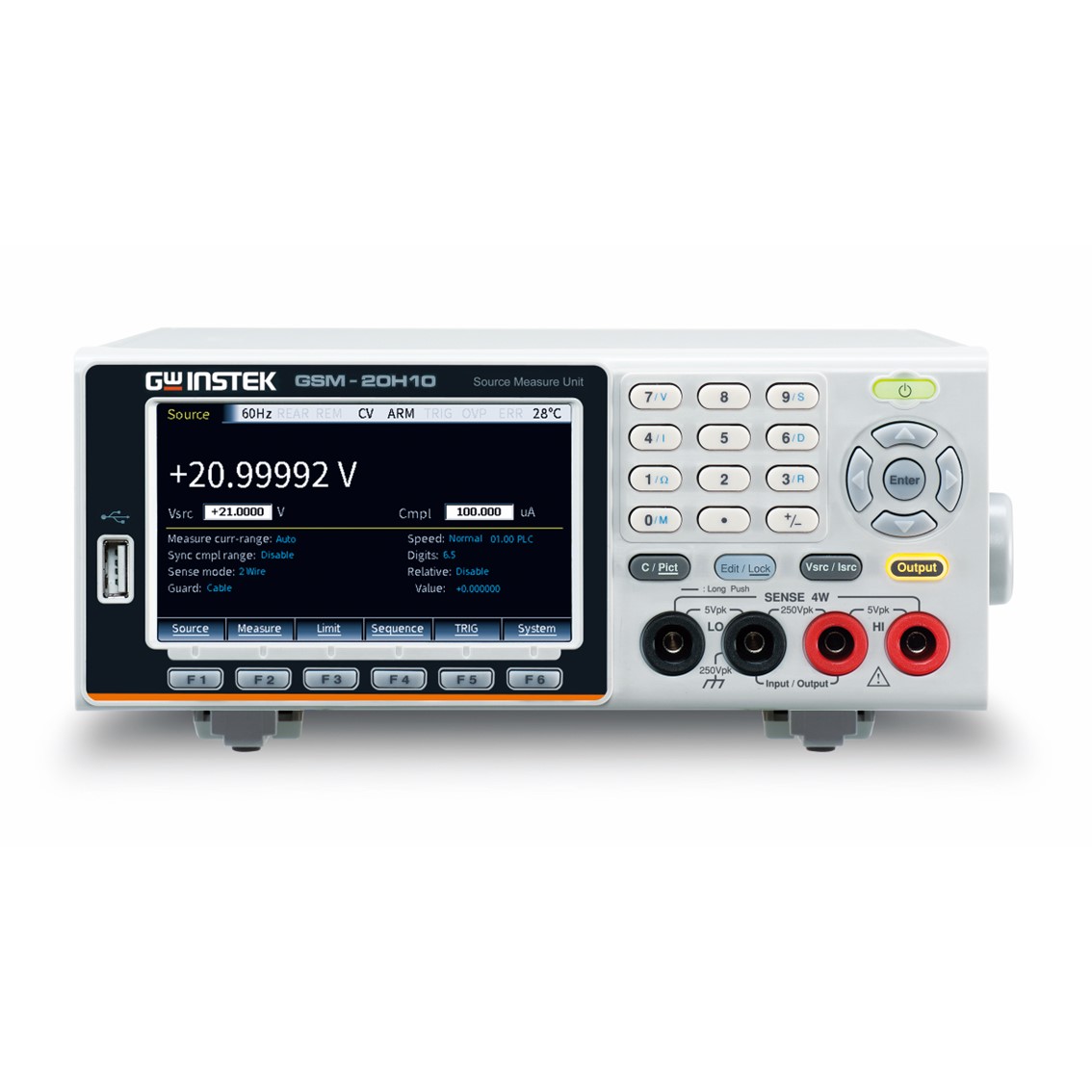 GWINSTEK GSM-20H10  정밀소스미터 ±210V,±1.05A,22W
