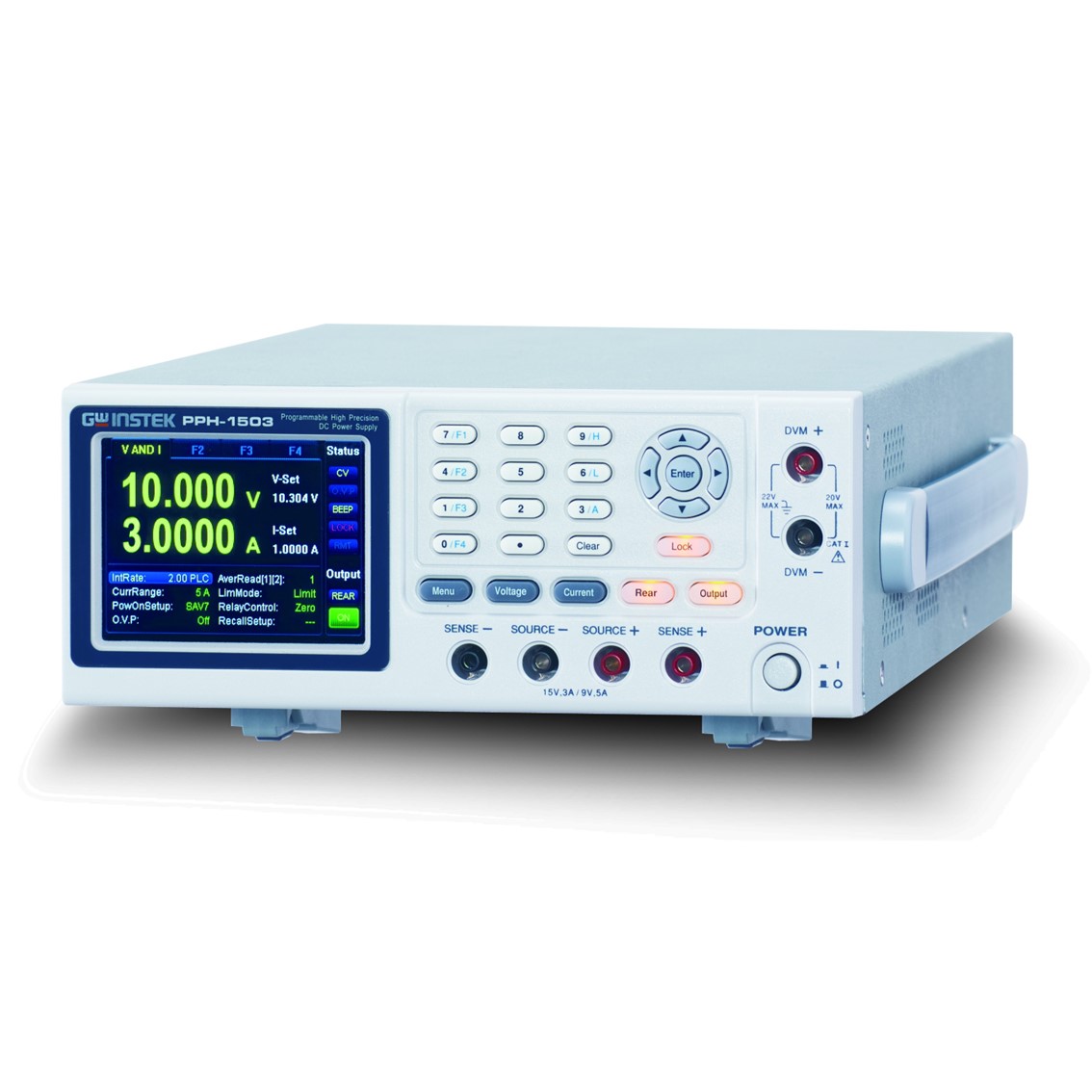 GWINSTEK PPH-1503D  2채널 DC파워서플라이 15V,9A,12V,1.5A,160W DC전원공급기