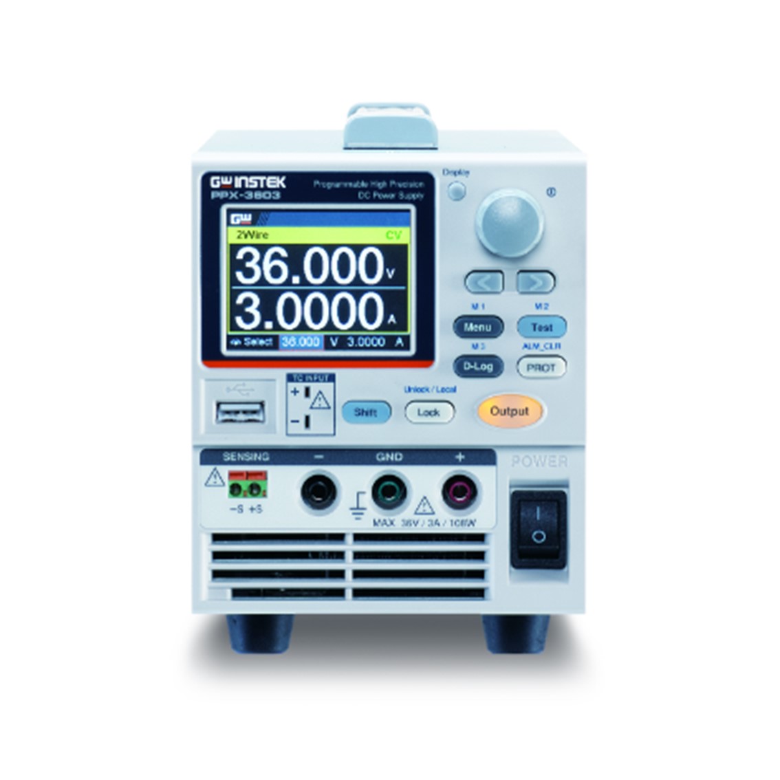 GWINSTEK PPX-3603  고정밀 DC파워서플라이 36V,3A,108W DC전원공급기