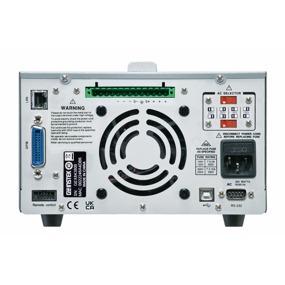 GWINSTEK GPP-3610H  DC파워서플라이 36V,10A,360W DC전원공급기,GPIB