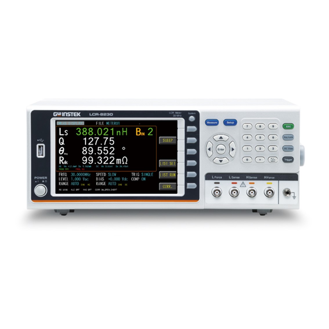 GWINSTEK LCR-8201 LCR미터 10Hz~1MHz 6 Digits, ±0.0007%