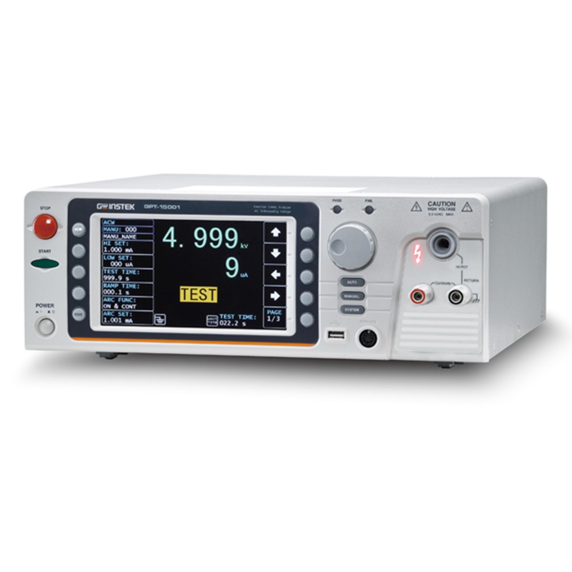 GWINSTEK GPT-15004  내전압시험기, 내전압테스터 500VA  AC,DC,IR,GB