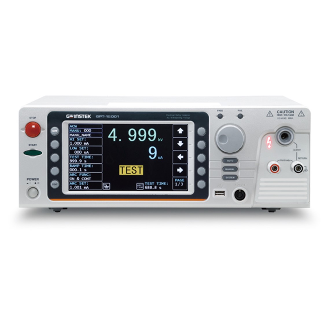GWINSTEK GPT-15004  내전압시험기, 내전압테스터 500VA  AC,DC,IR,GB