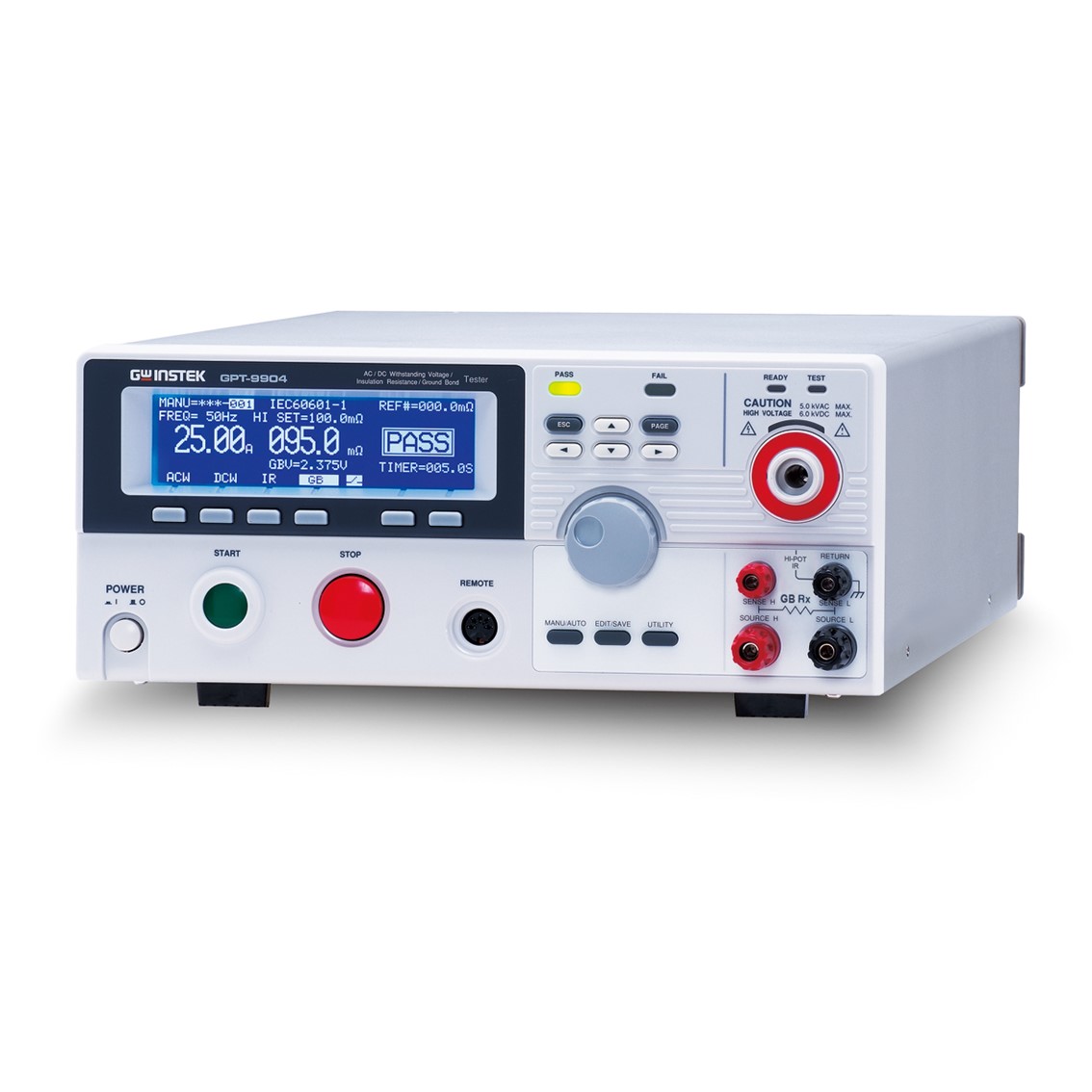 GWINSTEK GPT-9904  내전압시험기 AC,DC,IR,GB 500VA