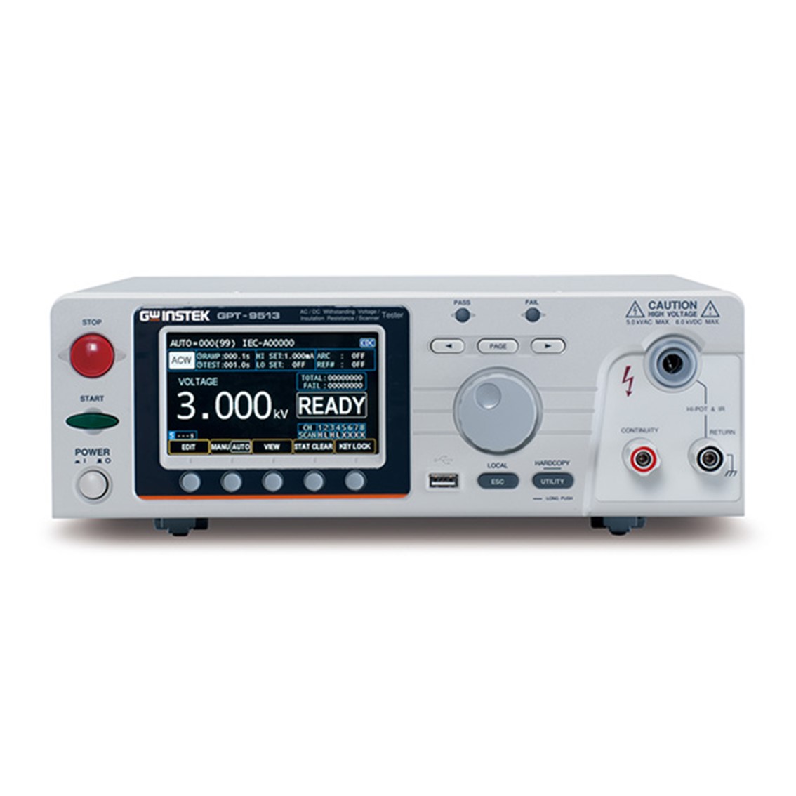 GWINSTEK GPT-9503  멀티채널 내전압시험기 150VA (5kV/30mA) AC,DC,IR