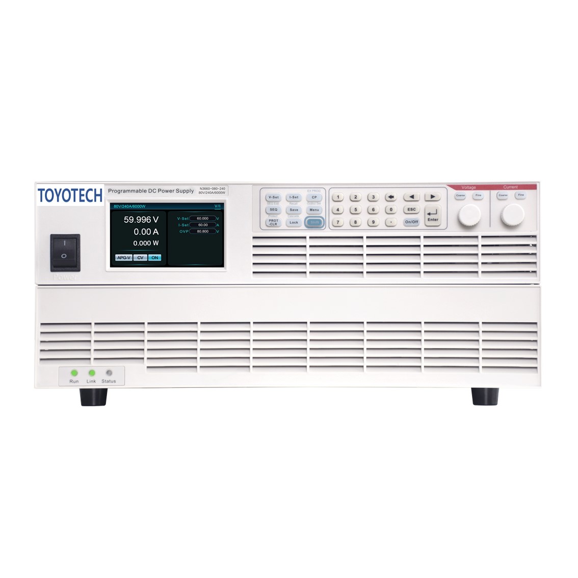 TOYOTECH N3618-080-120  DC파워서플라이 8V/120A/1800W/2U DC전원공급기